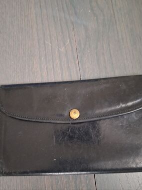 Coach Vintage Leather Black Wallet